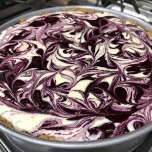 Blackberry Chèvre Cheesecake Image